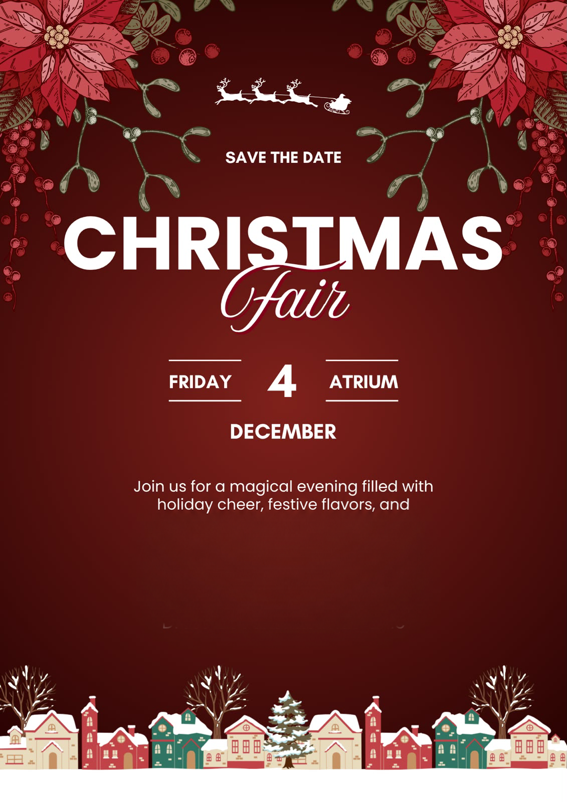 Christmas Fair 2026 poster